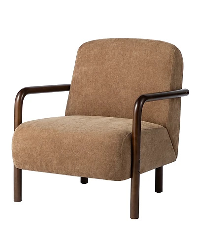 Glitzhome Mid-Century Modern 31.25" Foam Thick Armchair