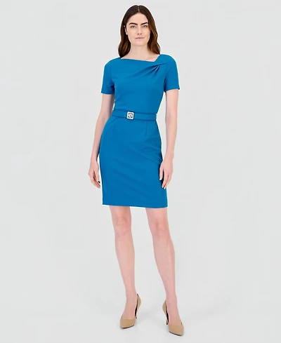 Anne Klein Women's Boat Neck Dress