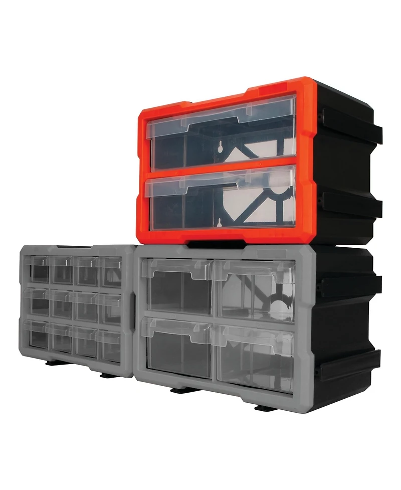 Xdovet Dual-drawer interlocking storage unit