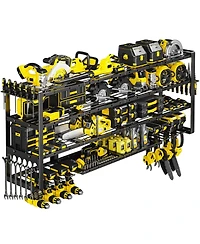 Xdovet Power Tool Organizer Wall Mount 4 Tier Drill Holder