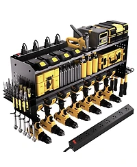 Xdovet Power Tool Organizer Wall Mount Rack Drill Holder Charging Station