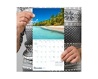 Tf Publishing Paper Goods 2027 Tropical Beaches Mini Calendar
