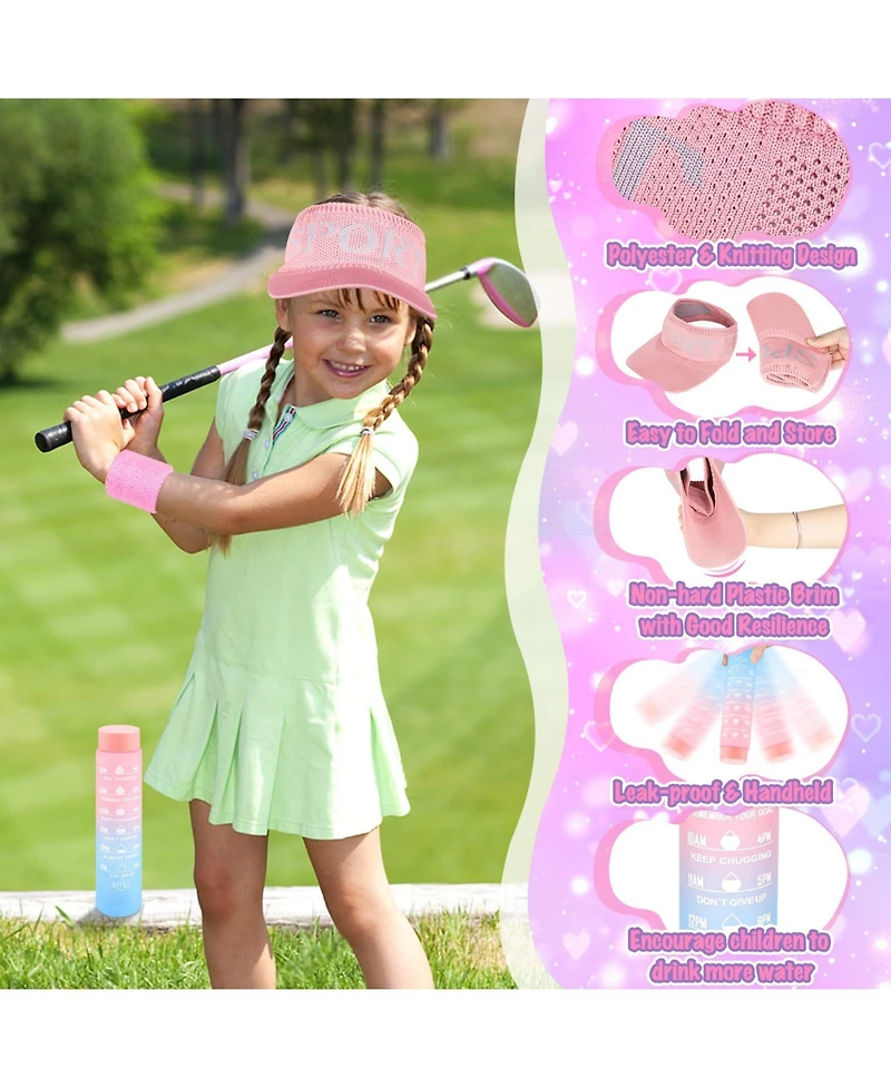 Gnuadz 34-piece Play Purse Princess Handbag Wallet Makeup Gift Kids