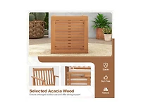 Boyel Living Patio Wood Furniture Set with soft Cushions for Porch