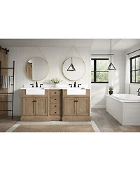 Ari Bath 72" Kelly, Weathered Fir Finish