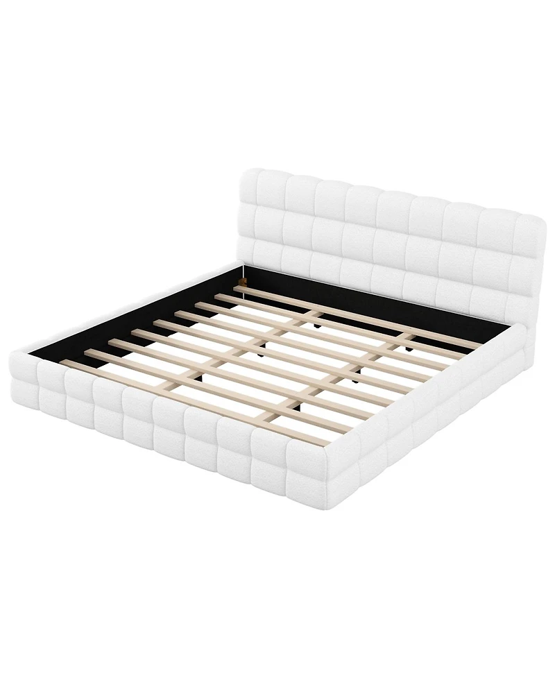 Streamdale Furniture King Size Upholstered Platform Bed