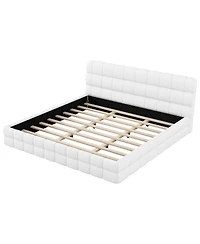 Streamdale Furniture King Size Upholstered Platform Bed