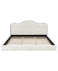 Streamdale Furniture King Size Upholstered Platform Bed