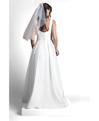 Coast Women's Pleated Satin Maxi Dress
