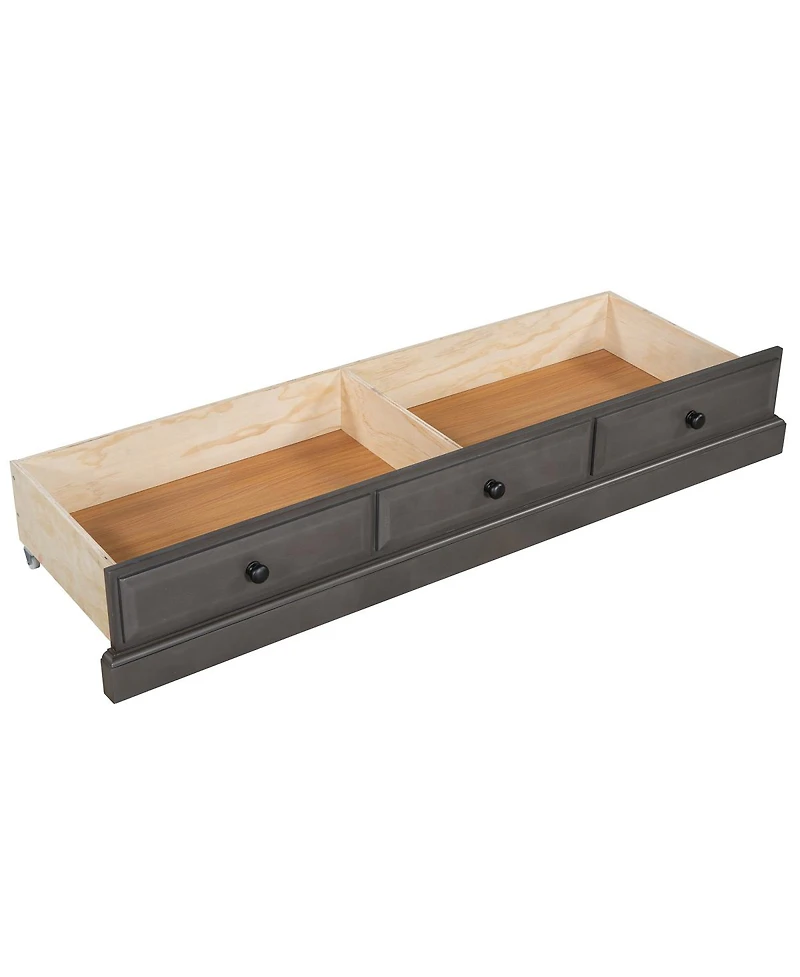 Streamdale Furniture Farmhouse Solid Pine Murphy Bed Chest with Charging Station and Storage
