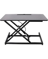 Streamdale Furniture Streamdale Adjustable Height Standing Desk with Keyboard Tray Black