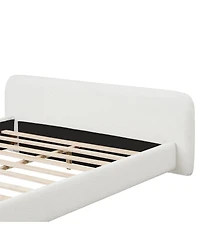 Streamdale Furniture Cozy Bouce Upholstered Bed - A Dreamy Addition to Your Bedroom Full
