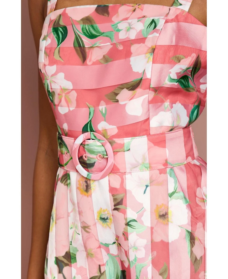 Coast Women's Petite Floral Organza Midi Dress