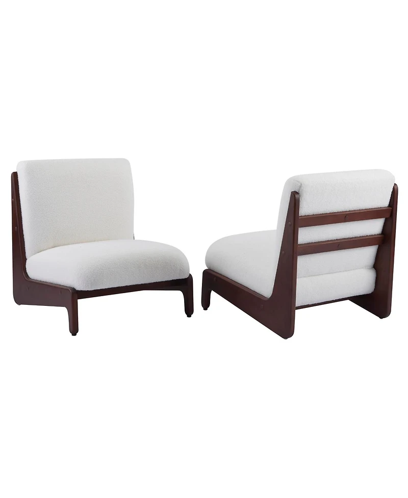 Streamdale Furniture Scott Living Moda Accent Chair with Solid Wood Frame Set of 2