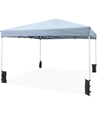 Gouun 10 x 10 Feet Pop Up Canopy Tent with Carry Bag and 4 Sandbags