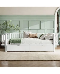 Streamdale Metal Platform Bed with Storage Drawers
