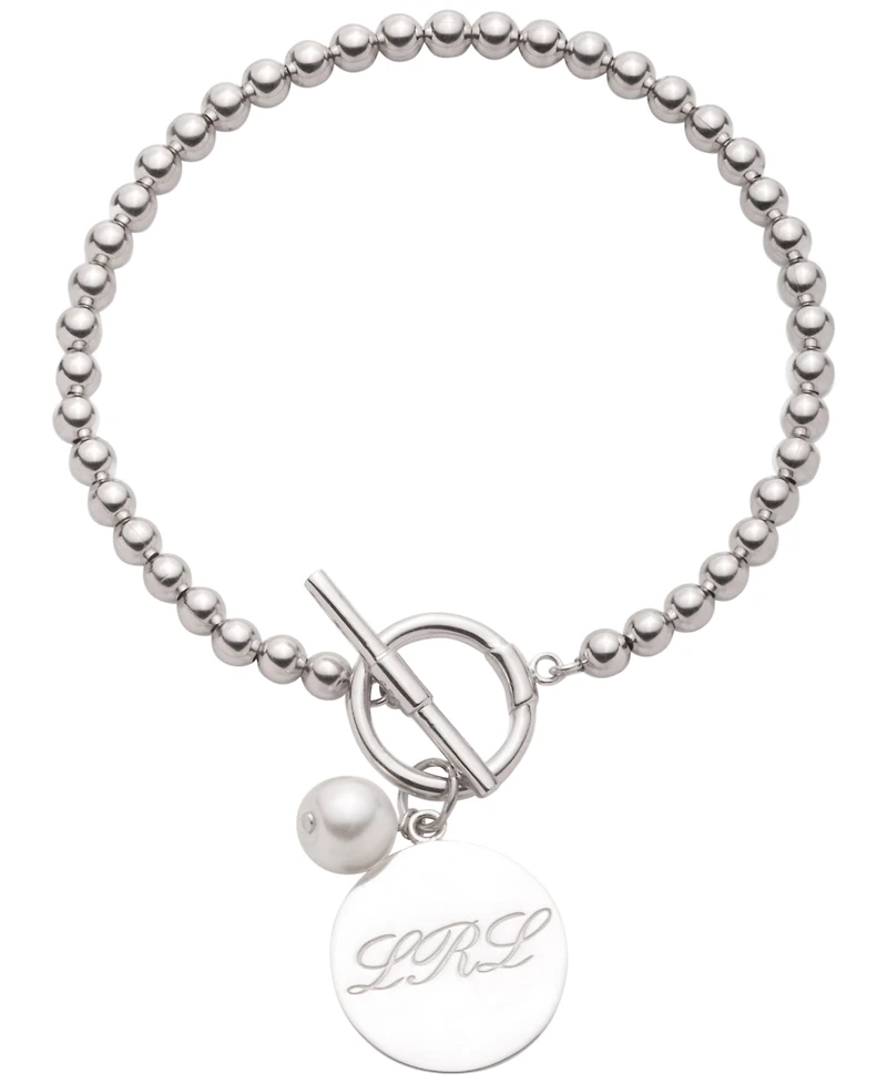 Lauren Ralph Lauren Sterling Silver Imitation Pearl Bracelet