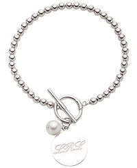 Lauren Ralph Lauren Sterling Silver Imitation Pearl Bracelet