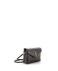 Pre-Owned Saint Laurent Toy Loulou Shoulder Bag Matelasse Chevron Leather