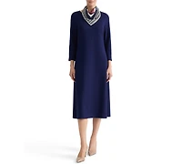 Jones New York Women's Serenity Printed Midi Dress