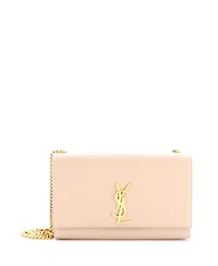 Pre-Owned Saint Laurent Medium Classic Monogram Crossbody Bag Grainy Leather