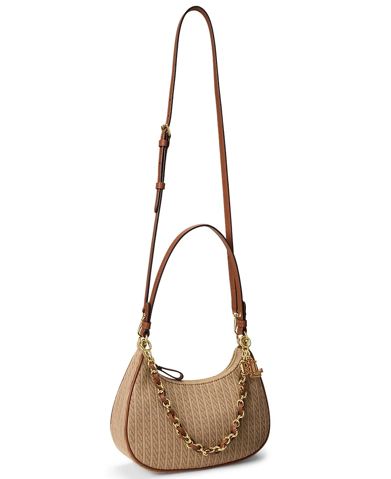 Lauren Ralph Lauren Small Marcy Zipper Shoulder Handbag