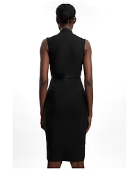Karen Millen Women's Military Bandage Midi Dress