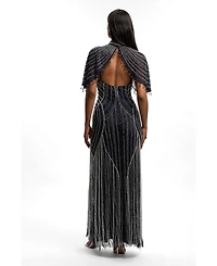 Karen Millen Women's Crystal Maxi Dress