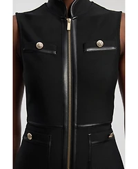 Karen Millen Women's Military Bandage Midi Dress