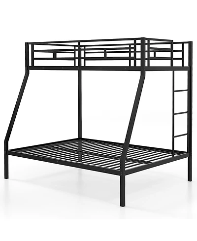 Gouun Space-saving Metal Slatted Bed Frame for Teens and Adults Noise-free No Box Spring Needed