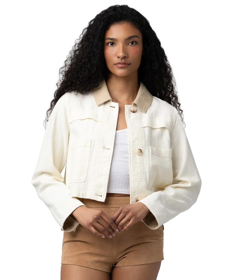 Jou Big Girls Removable-Hood Moto Jacket