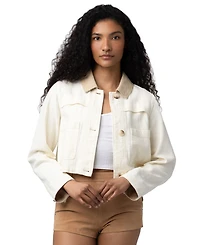 Jou Big Girls Removable-Hood Moto Jacket