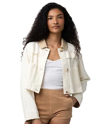 Jou Big Girls Removable-Hood Moto Jacket