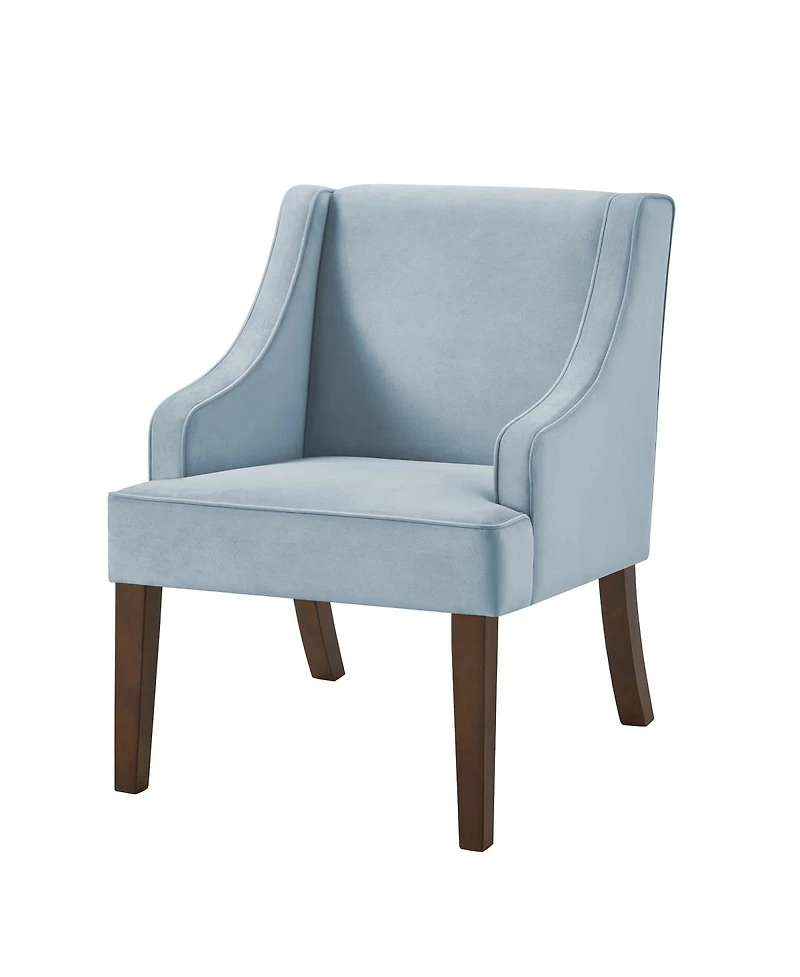 Streamdale Furniture Mid-Century Modern Upholstered Velvet Accent Chair