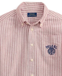 Polo Ralph Lauren Boys' 2T-7 Striped Cotton Oxford Shirt