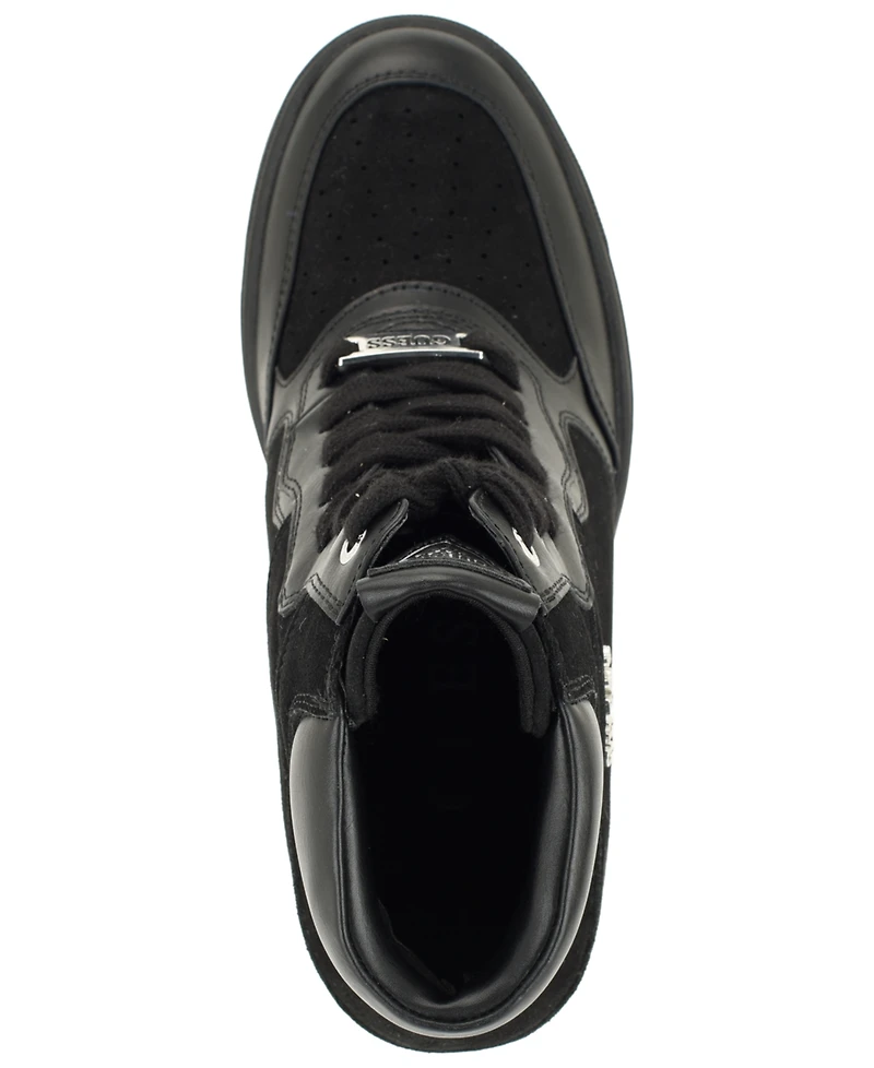 Guess Women's Guilley Lace-Up Wedge Sneaker Booties