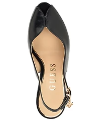 Guess Women's Ilovea Peep Toe Sculpted Stiletto Pumps