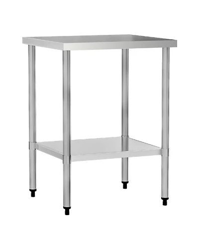 Streamdale Furniture 24'' x 24'' 18-Gauge Stainless Steel Commercial Work Table