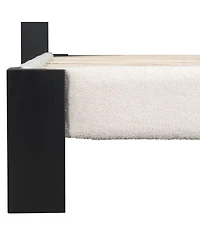 Streamdale Furniture Boucle Cal King Bed frame with Cube headboard