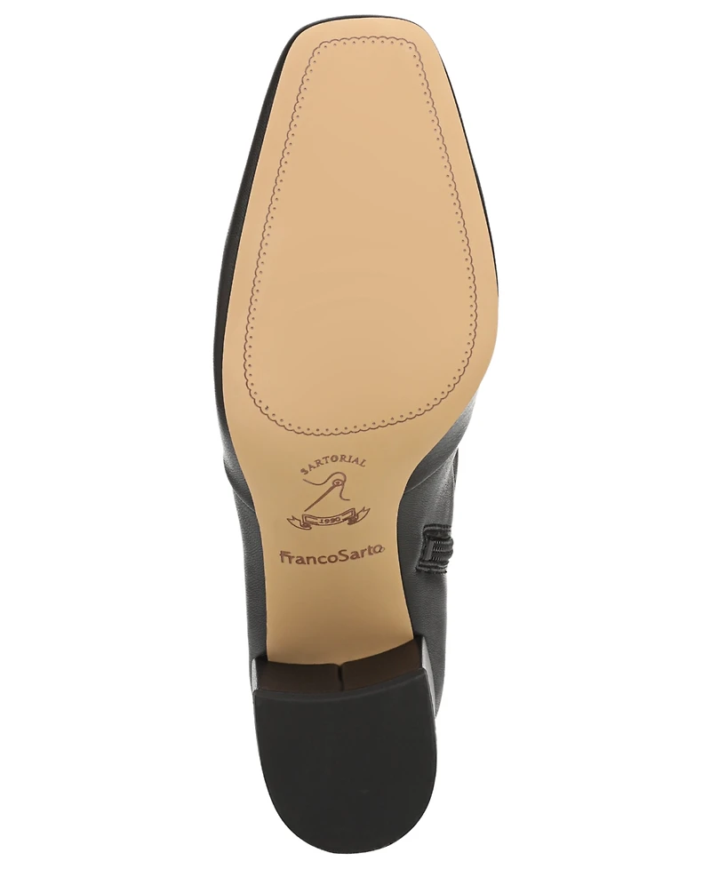 Franco Sarto Women's Flexa Blix Wide Calf Square Toe Zip Tall Boots
