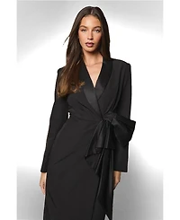 Coast Women's Muse Bow Front Satin Maxi Dress