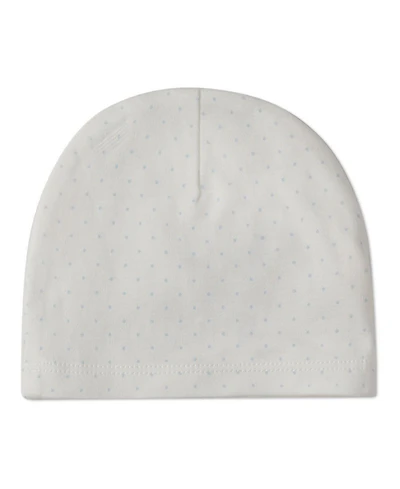 MeMoi Baby Girls 1M - 6M "Put A Bow On It" 100% Cotton Polka Dot Knit Beanie