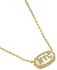 Kendra Scott Elisa Nyc 14k Gold-Plated Short Pendant Necklace