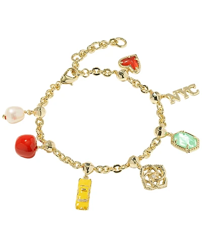 Kendra Scott Nyc Icon Freshwater Pearl & Imitation Charm Bracelet