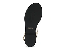 Pheobe Strappy Pink Flat Sandals