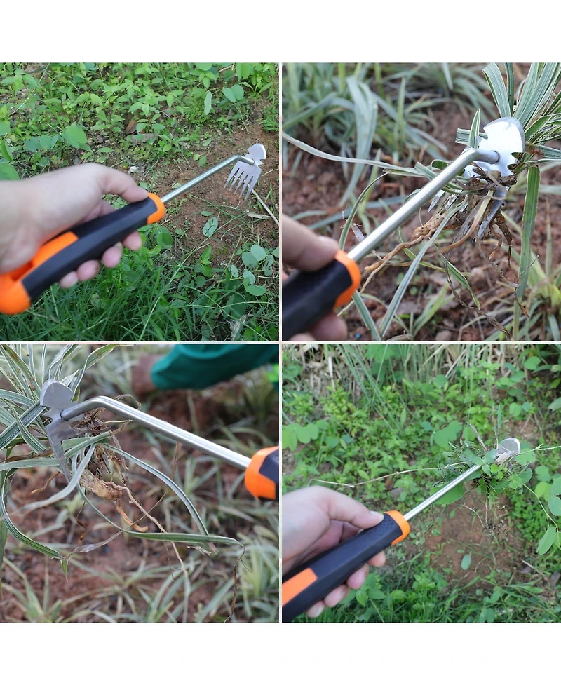 Xdovet Weed Remover Tool Garden Weeding Portable Rubber Handle