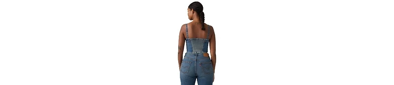 Levi's Premium Women's Sleeveless Denim Tube Top