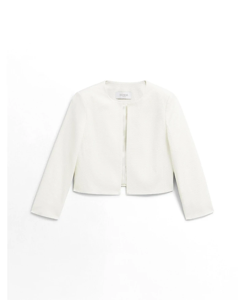 Hobbs London Women's Elize Cropped 3/4 Sleeve Occasion Jacket