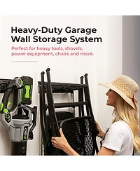 Xdovet Organizer Wall Mount Storrack Adjustable Hooks Anti-rust Garden Storage
