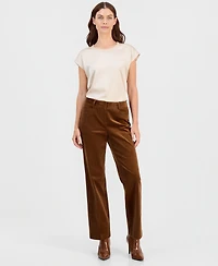 Tahari Asl Women's Corduroy Flare Pants